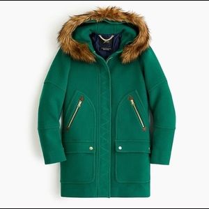 J Crew chateau parka alpine meadow sz 12P